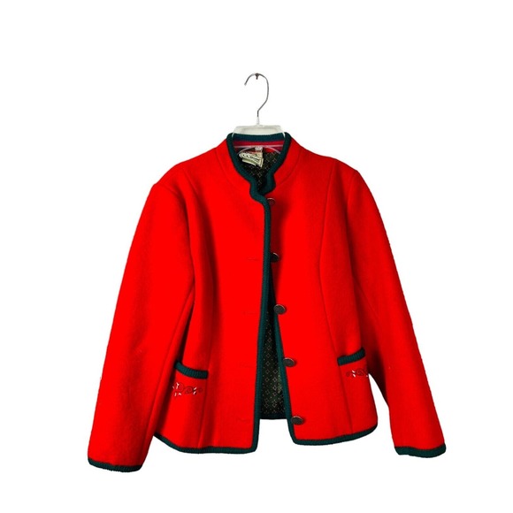 L.L Bean Womens Cardigan Sweater Button Up Front Long Sleeve Red Size Small - Picture 1 of 10